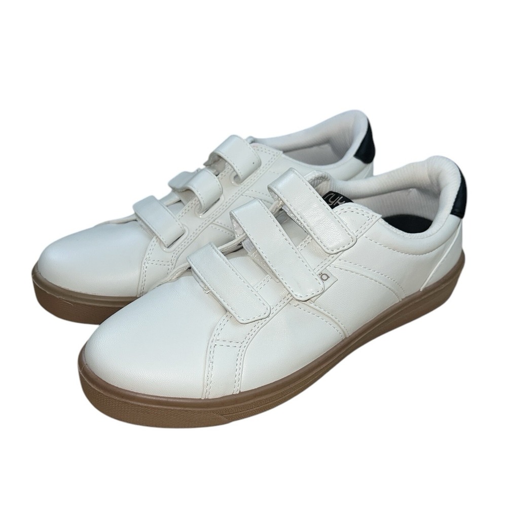 Ryka Viv Classic 2 Walking Sneakers Womens 9 White Gum Hook Loop Straps